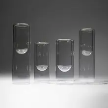 Marc Krusin, Collection of four Tutube vases, borosilicate glass