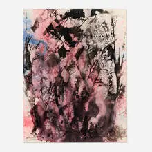 Untitled (Jamaica Series) by Richard Dempsey, c. 1960, India ink on paper, sold Jan 2026
