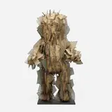 Barton Lidice Beneš, Untitled (Fetish Figure), c. 1973, broken glass, mud