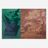 Rande Barke, Family Portrait, 1983, oil and wax on canvas