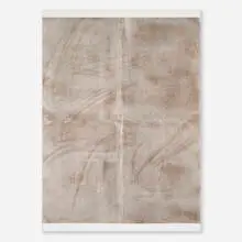 Ryan Estep, Sterilized Dirt AB23, 2014, sterilized dirt on canvas