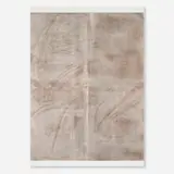 Ryan Estep, Sterilized Dirt AB23, 2014, sterilized dirt on canvas