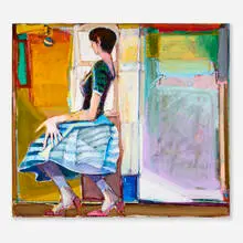 Richard Hickam, Carmine’s Crinoline, 1986, oil on canvas