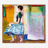 Richard Hickam, Carmine’s Crinoline, 1986, oil on canvas