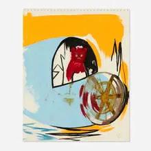 Ellen Berkenblit, Untitled (#2), 1995, gouache on paper