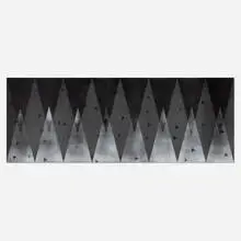 Robert Elfgen, Des bien 30, 2008, glass, lacquer, spray paint and silicone on MDF
