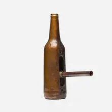 Klaus Weber, Flask of Plenty (Free Bud), 2006, patinated bronze and copper