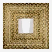 Andisheh Avini, Screw, 2010, marquetry and wood panel