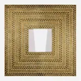 Andisheh Avini, Screw, 2010, marquetry and wood panel