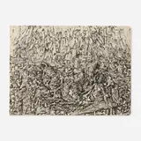 Oscar Camilo de Las Flores, Debajo de un cielo roto, 2007, ink on paper