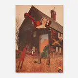 Betty Voorh, Untitled, 1956, offset lithograph collage