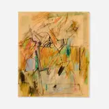 John C. Kacere, Color Study #1, 1959, crayon and pencil on paper