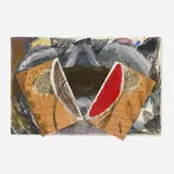 Lee Newton, Woodstock Afternoon, 1982, mixed media and collage on paper