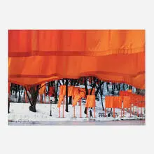 The Gates by Christo & Jeanne-Claude, 2005, offset lithograph in colors, sold Jan 2026
