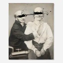Stephane Graff, Two Lunatics, 2005, oil on canvas