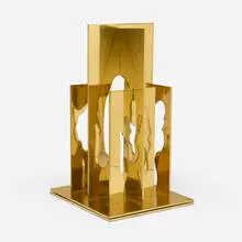 Menashe Kadishman, Continuum, 1979, brass, steel