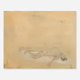 Nicholas Africano, Martyr (Camille), 1988, wax and mortar die on linen