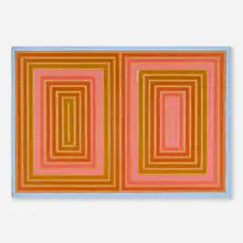 Richard Anuszkiewicz, Untitled (Annual Edition), 1973, screenprint in colors on card