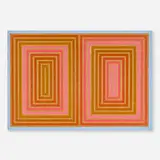 Richard Anuszkiewicz, Untitled (Annual Edition), 1973, screenprint in colors on card