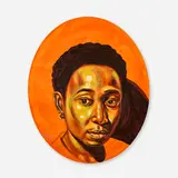 Barry Yusufu, Sister I, 2021, oil on canvas