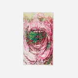 Israel Lund, Untitled, 2018, acrylic on raw canvas