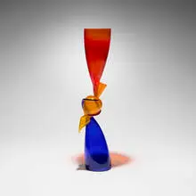 Untitled (from the Relationship series) by Richard Royal, 2003, hand-blown glass, sold Jan 2026