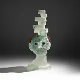 Hank Murta Adams, Stacked, 2017, cast glass, copper