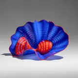 Lapis Persian Pair by Dale Chihuly, 2006, hand-blown glass, sold Jan 2026