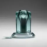 Tom Patti, Solar Gray Bronze Riser, 1980, fused glass, hand-ground and polished