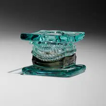 Tom Patti, Untitled, 1979, fused glass, hand-ground and polished