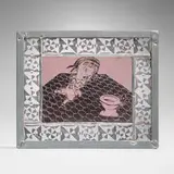 Judith Schaechter, Untitled, 1999, stained glass, vitreous enamel, copperfoil