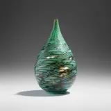 Yoichi Ohira, Laguna vase, 1999, hand-blown glass canes with powder inserts