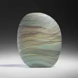 Clare Belfrage, In Sight #20715, 2015, hand-blown glass with cane drawing, hand-sanded, and polished