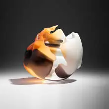 Marvin Lipofsky, California Color Series #2, 1986, hand-blown glass