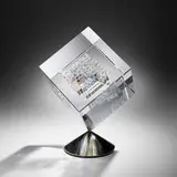 Jon Kuhn, Deconstructed Reflections, 2008-09, ground, polished, and laminated glass, gold foil, stainless steel