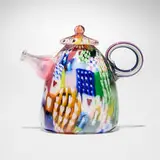 Richard Marquis, Crazy Quilt Teapot, 1979, hand-blown glass, murrine
