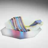 Klaus Moje, Untitled #17, 1989, fused, slumped, cut, ground and sand-blasted glass