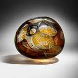 David Schwarz, Untitled (from the Z-Axis series), 1989, hand-blown, cut, etched and polished glass