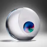 Livio Seguso, Untitled, c. 1980, internally decorated glass