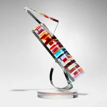 Michael Taylor, Untitled, 1995, laminated and pigmented optical glass