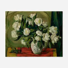 Benton Murdoch Spruance, Still Life with White Flowers, 1920, oil on canvas