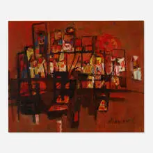 Zvi Meirovich, Haifa, oil on canvas