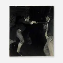 Frank Schoonover, Study for On Guard!, c. 1902, oil on board