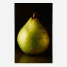 James Del Grosso, Comice Pear, 2003, oil on canvas