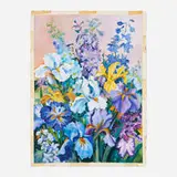 Ian Hornak, Untitled (Riotous Summer Flowerpiece), 1989, acrylic on paper