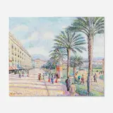 Hugues Claude Pissarro, L'Avenue Masséna au printemps (Nice)