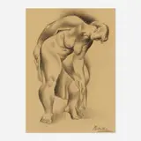 Jan Matulka, Untitled (Bather)