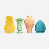 Cowan Pottery, Collection of four lamp vases