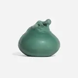 Modeled Mat Z-line inkwell with female figure by Anna Marie Valentien for Rookwood Pottery, sold Jun 2024