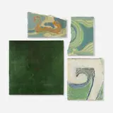 Grueby Faience Company, Collection of tiles and tile fragments